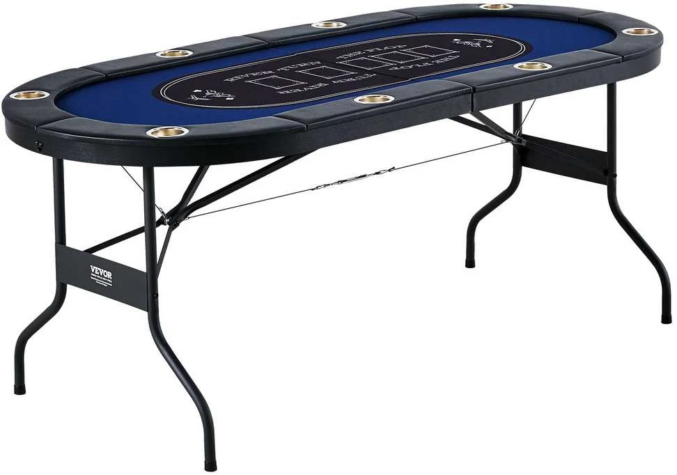 VEVOR Lankstomas 8 vietų pokerio stalas