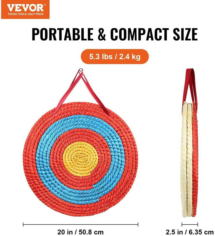 VEVOR Lankų šaudymo taikinys, 3 sluoksnių, 50 cm