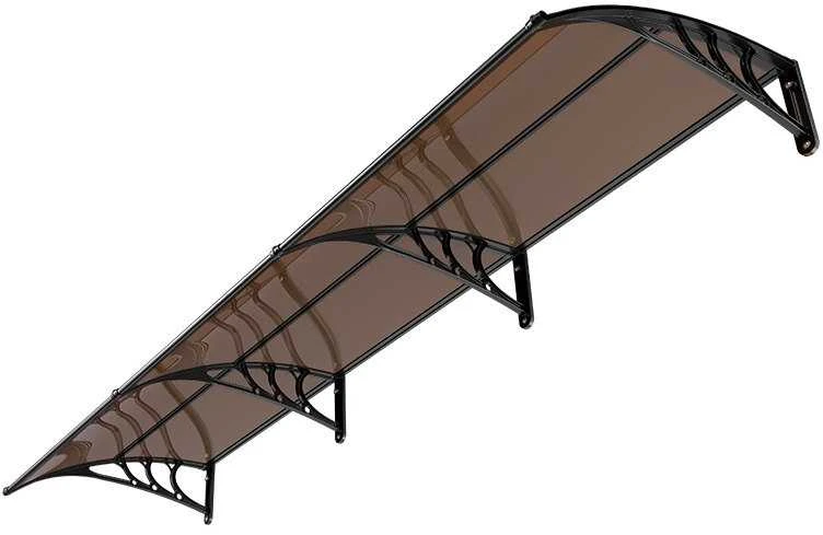 VEVOR Lauko durų stogelis, 96 x 297 cm, apsauga nuo lietaus ir saulės