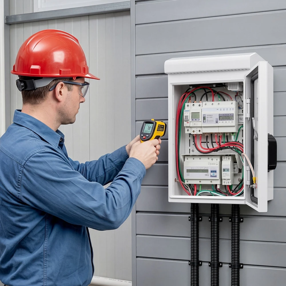 VEVOR Lauko elektros dėžė IP65 su termostatu
