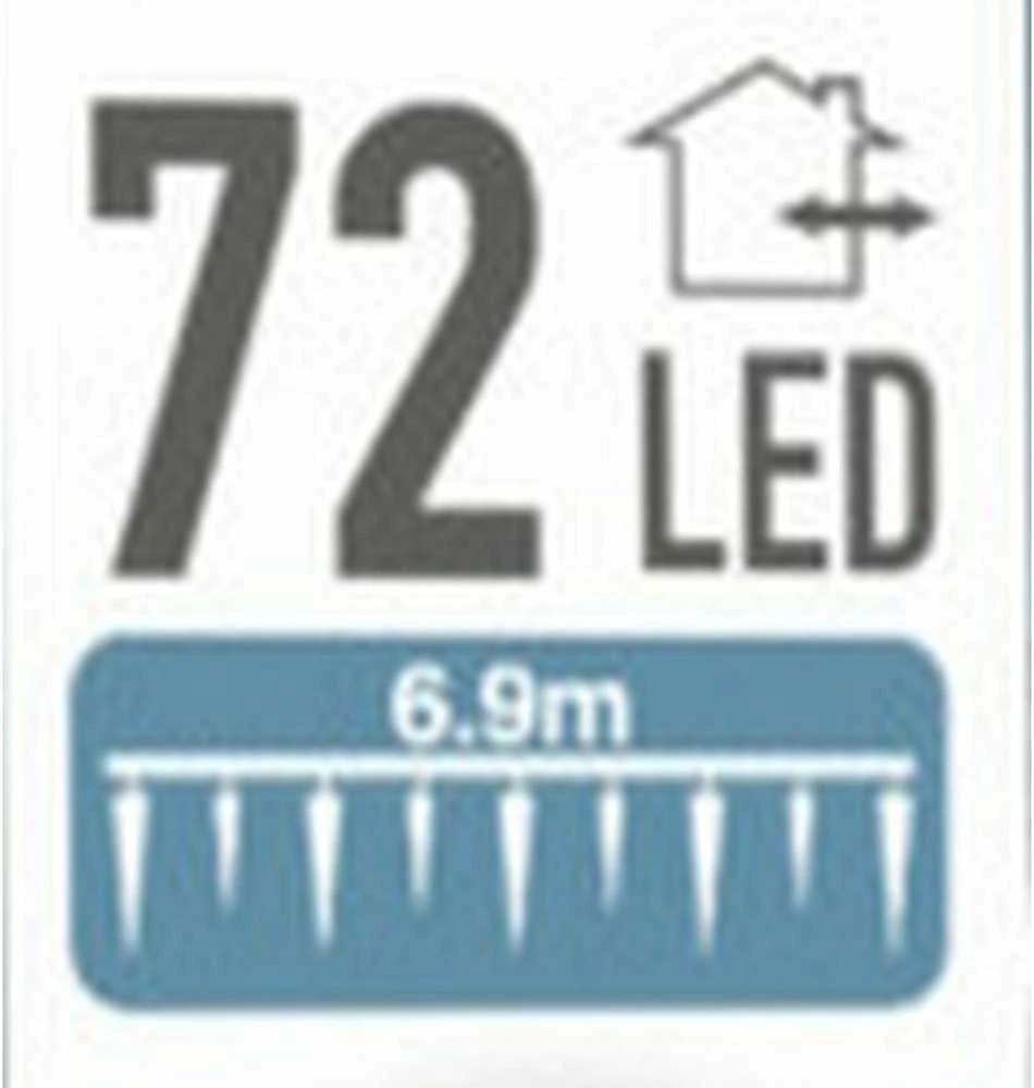 Christmas Decoration Lauko kalėdinė girlianda 72 LED 6,9 m