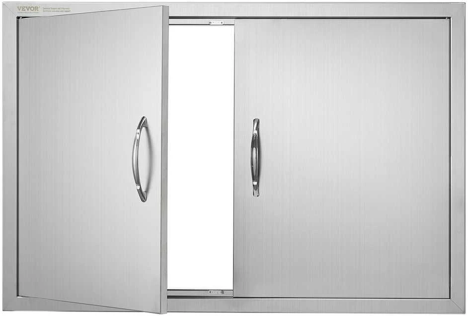 VEVOR lauko virtuvės dvigubos durys, 915x610 mm