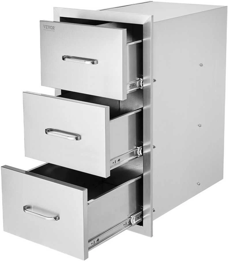 VEVOR lauko virtuvės stalčių blokas 18.5x22.5x22.5 cm