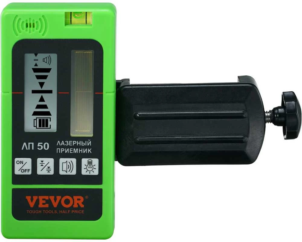 VEVOR Lazerinis imtuvas-detektorius 60 m su spaustuku