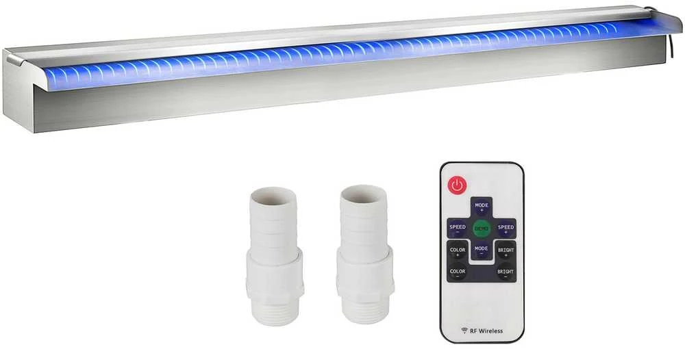 VEVOR LED baseinas kaskada iš nerūdijančio plieno