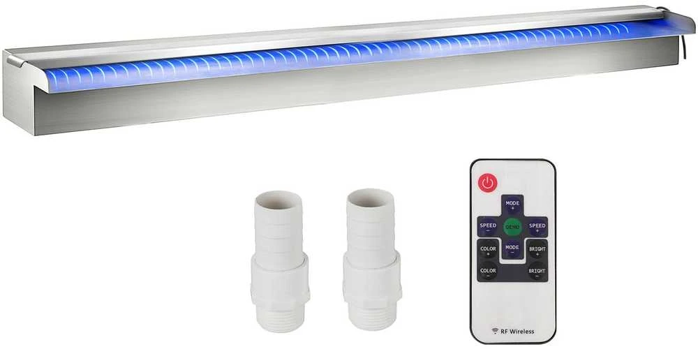 VEVOR LED baseinas krioklio pratekėjimas plieno