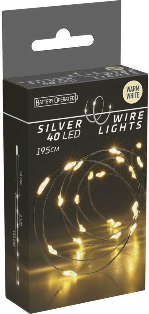 Mondex Kalėdiniai žibintai 40 LED 195 cm