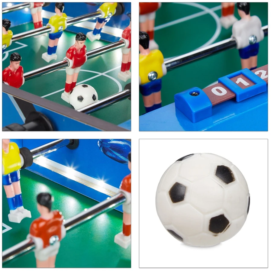 Relaxdays LED stalo futbolas