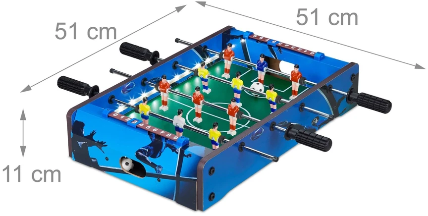 Relaxdays LED stalo futbolas
