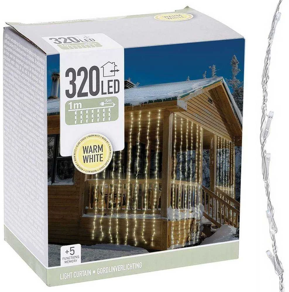 Christmas Decoration Lauko kalėdinė girlianda 320 LED 1 m