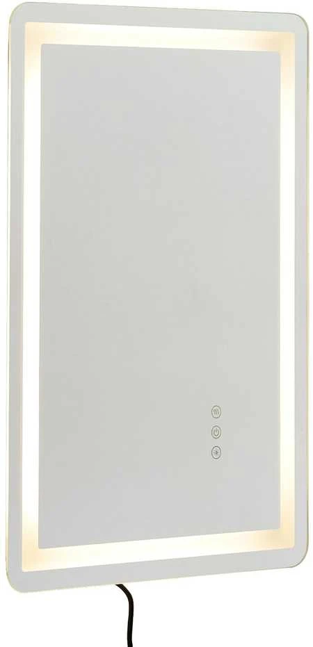 VEVOR LED vonios veidrodis su trimis spalvomis ir antirūko funkcija 50 x 70 cm