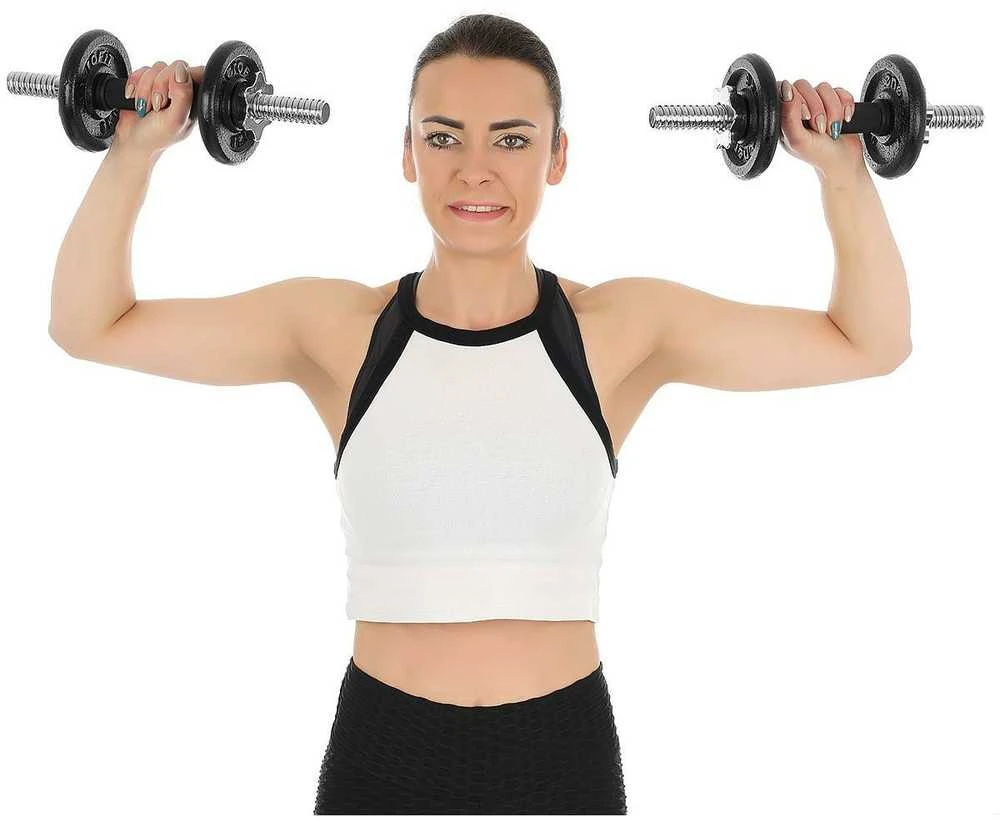 Enero Keičiamo svorio hanteliai EB Fit, 15 kg (2x7.5kg)