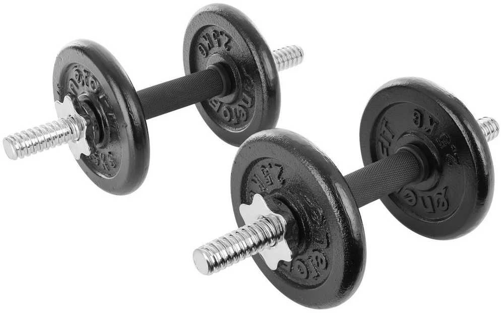 Enero Keičiamo svorio hanteliai EB Fit, 19kg (2x9.5kg)