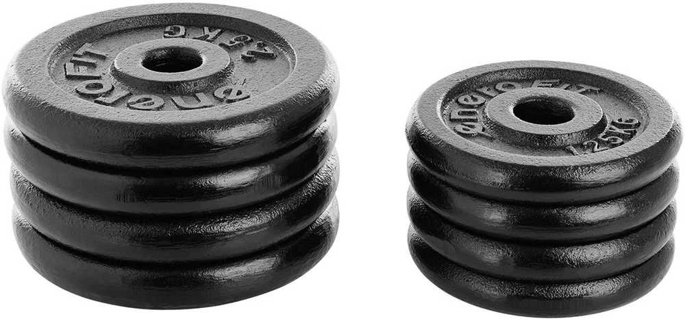 Enero Keičiamo svorio hanteliai EB Fit, 19kg (2x9.5kg)