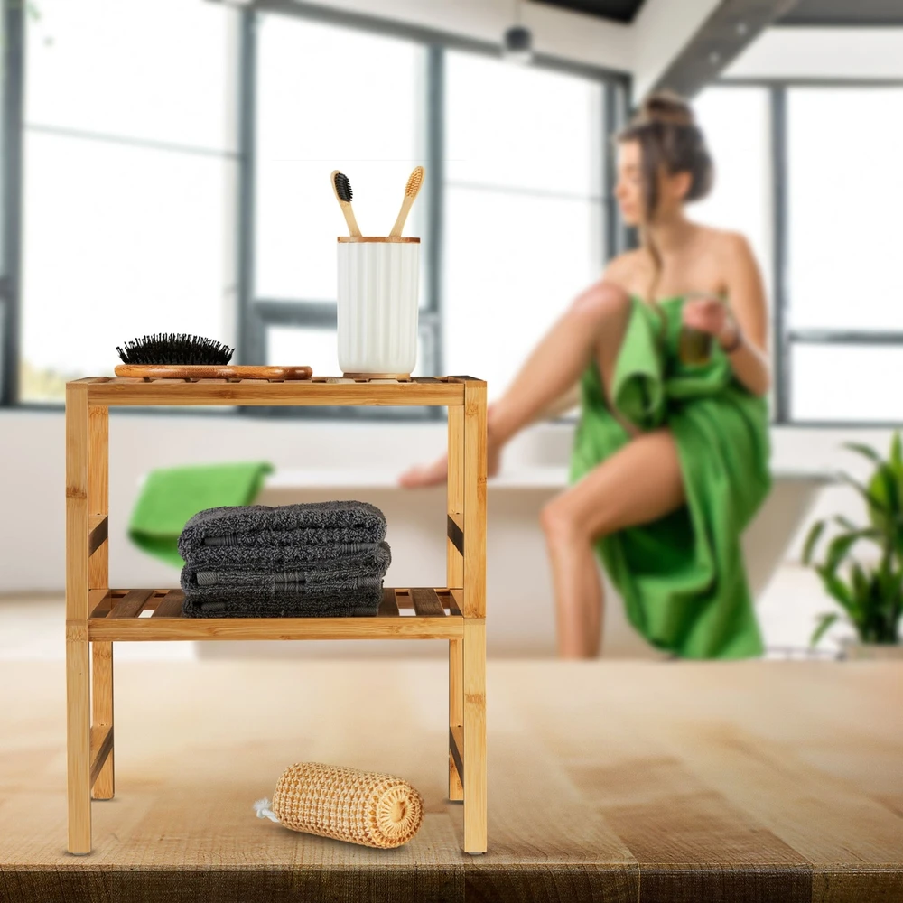Lova Relaxdays 2x bambukinis spintelės įdėklas