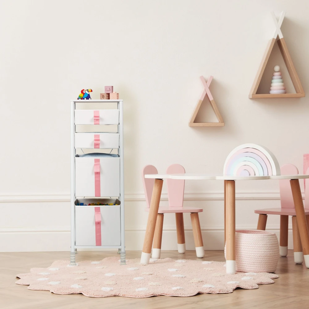 Relaxdays Komoda su 4 skyriais