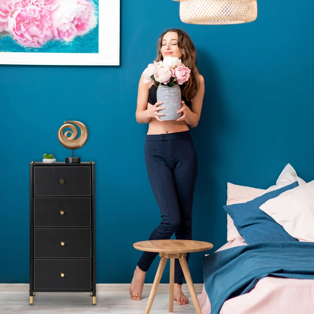Relaxdays Komoda su 4 skyriais