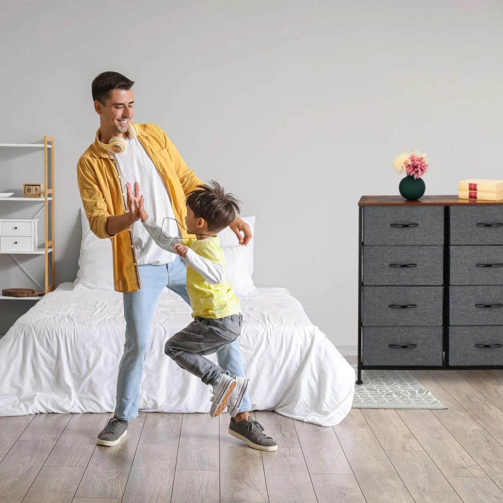 Relaxdays Komoda su 8 skyriais