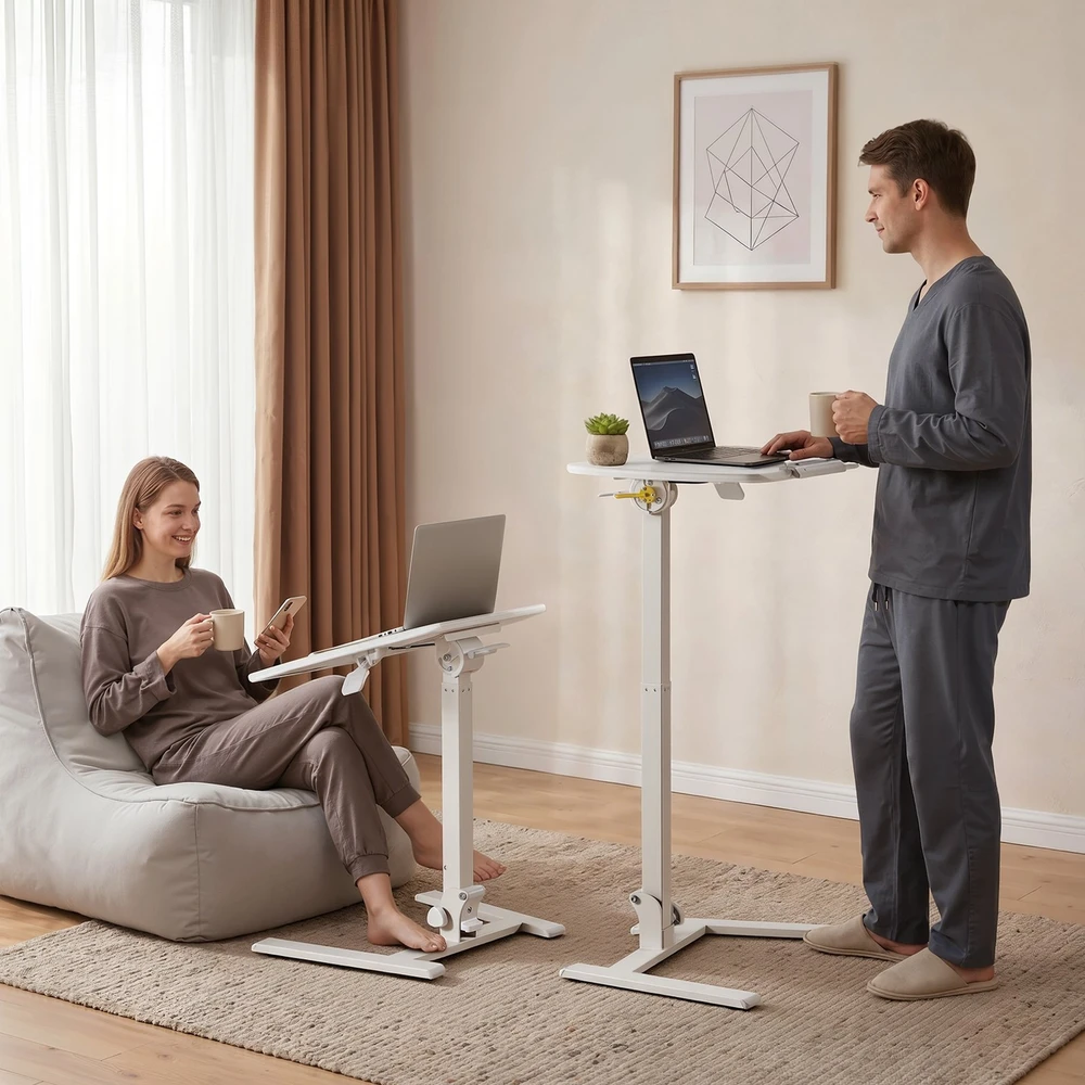 Lova Reguliuojamo aukščio mobilus stovimas stalas