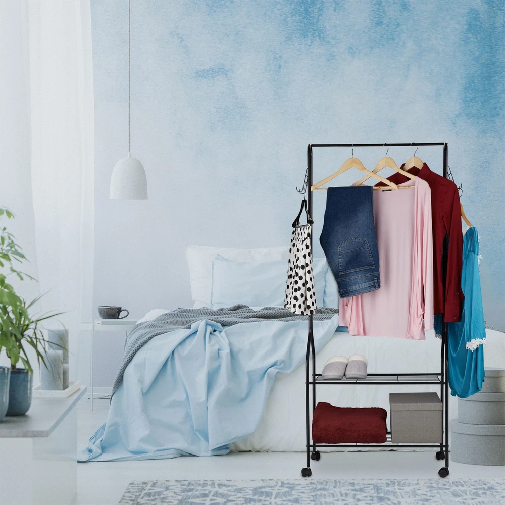 Lova Relaxdays Spintos lentyna su kabliukais