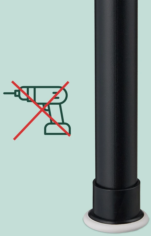 Relaxdays Teleskopinė drabužių spintos sistema 165–300 cm