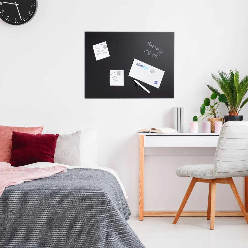 Relaxdays Magnetinė stiklinė sauso trynimo lenta