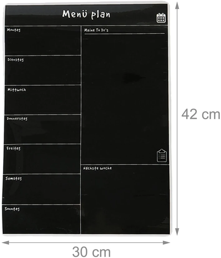 Relaxdays Magnetinis savaitinis valgiaraščio planuoklis