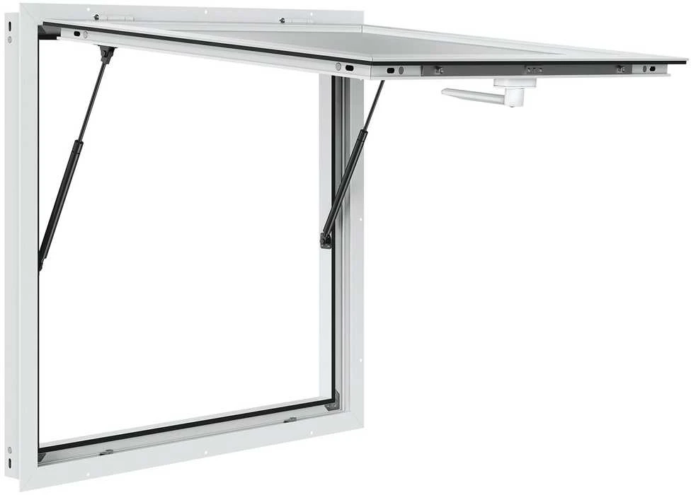 VEVOR Maisto sunkvežimio aptarnavimo langas su tentu 91x91 cm
