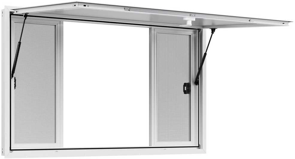 VEVOR maitinimo transporto langas 152x92 cm