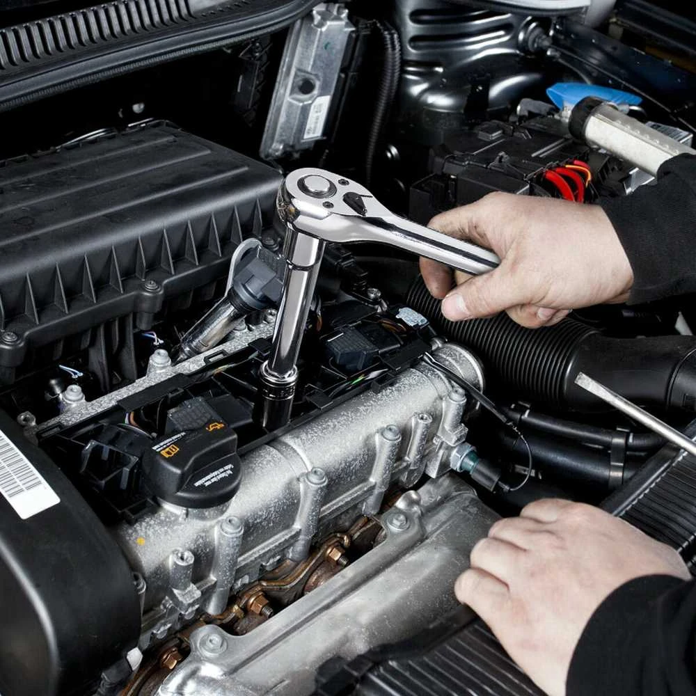Vevor Mechanikų rinkinys su raktu ir antgaliais 450 dalių