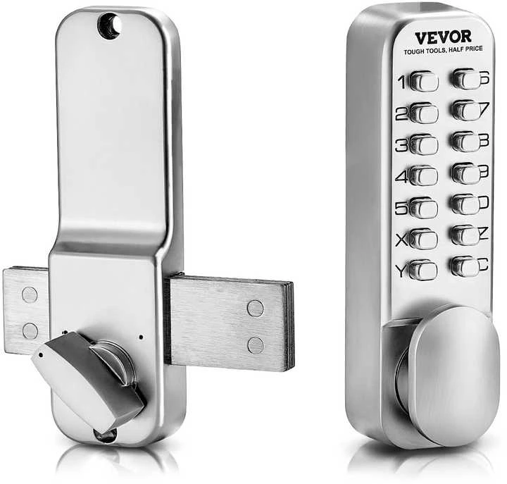 VEVOR Mechaninė raktinė durų spyna su 14 mygtukų