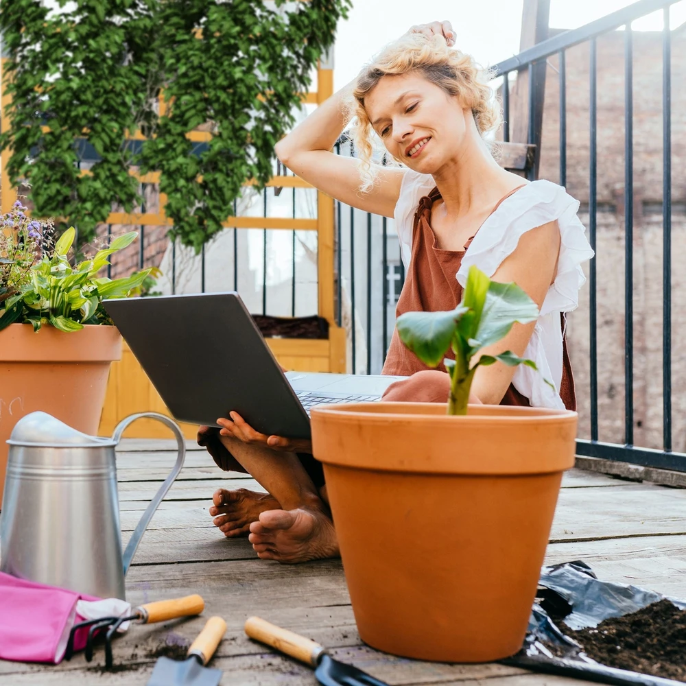 Relaxdays Medinė sodinukų dėžė su grotelių atrama