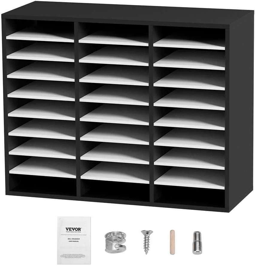 VEVOR medinis dokumentų laikiklis su 27 skyreliais