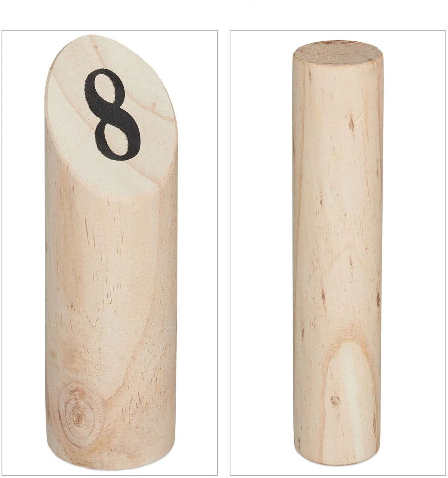 Relaxdays Medinis Kubb žaidimo rinkinys