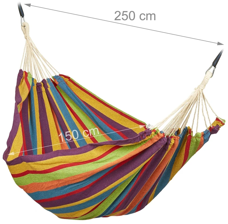 Relaxdays Medvilninis hamakas XXL