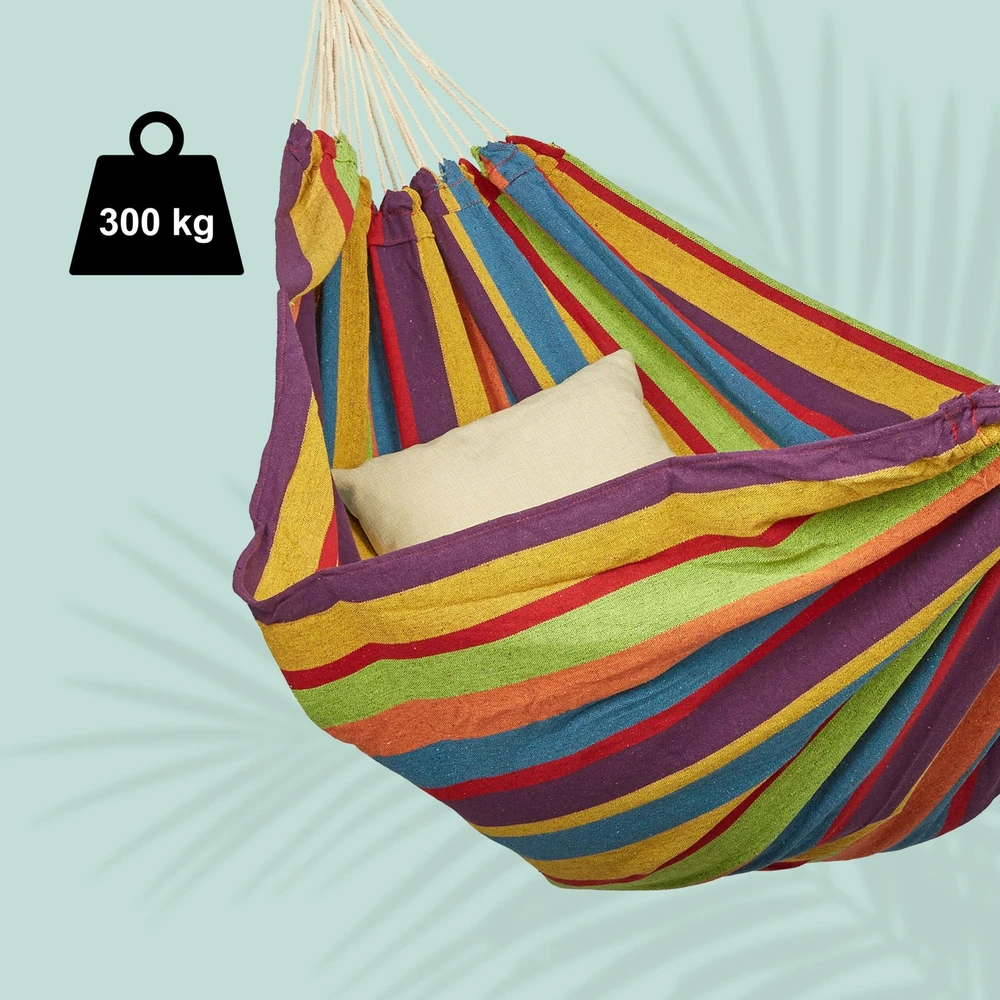 Relaxdays Medvilninis hamakas XXL