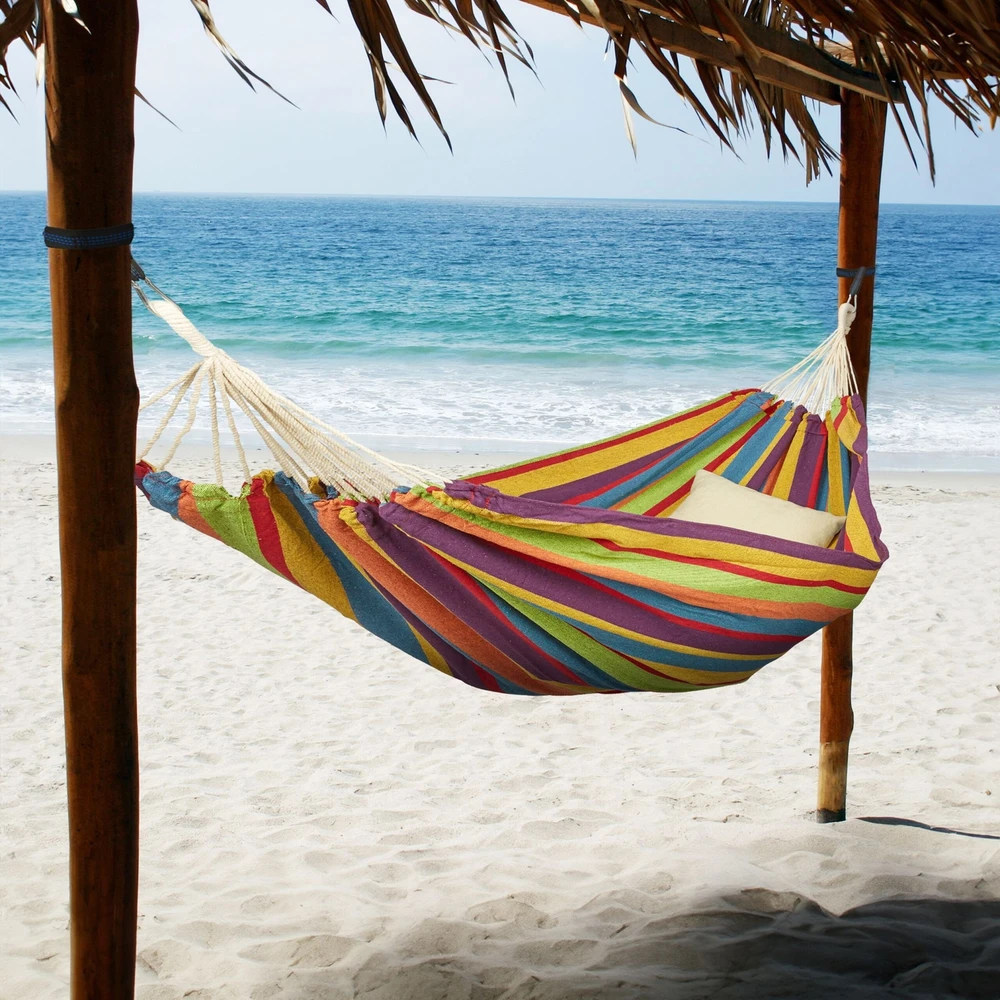Relaxdays Medvilninis hamakas XXL
