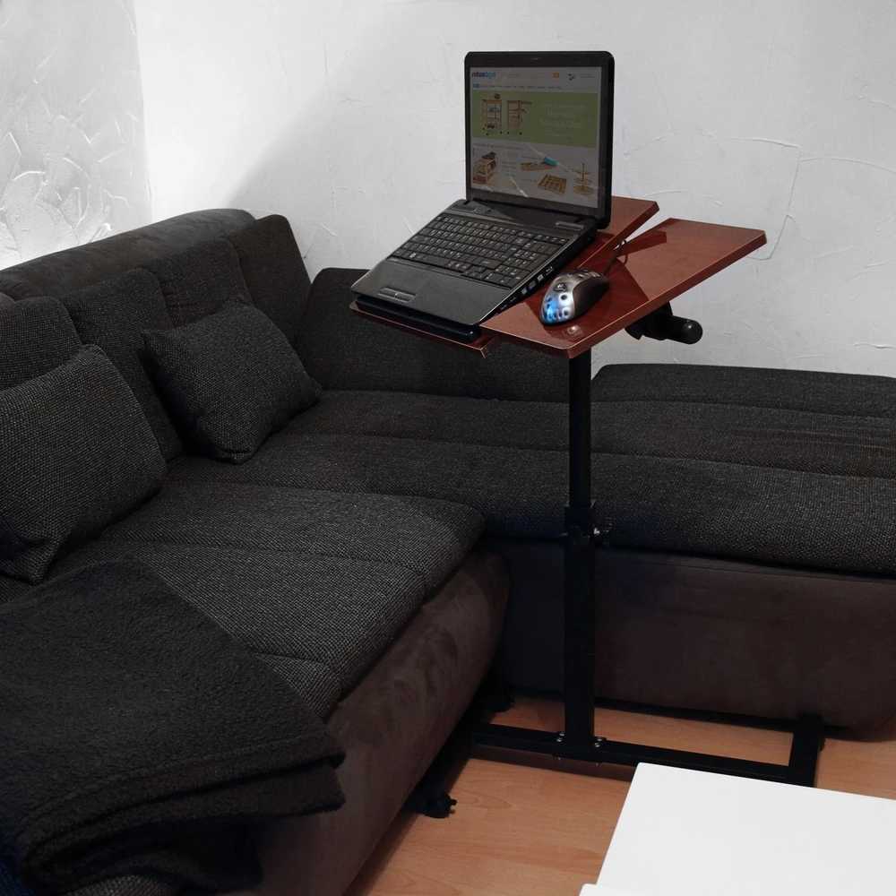 Relaxdays Medžio imitacijos nešiojamojo kompiuterio staliukas
