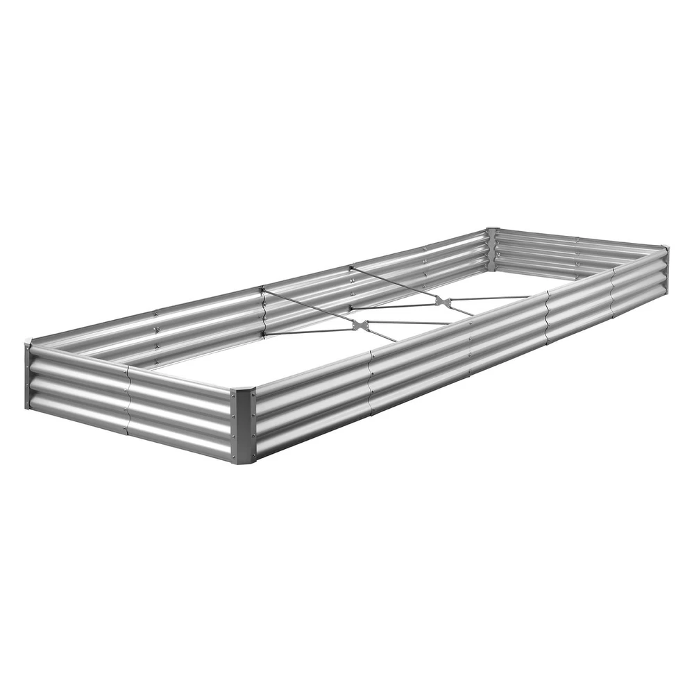 Vevor Metalinė daržovių lysvė 3605x1205x285mm sidabrinė
