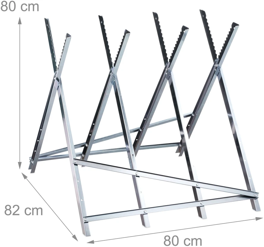 Relaxdays Metalinis pjovimo ožys, kurio keliamoji galia 150 kg