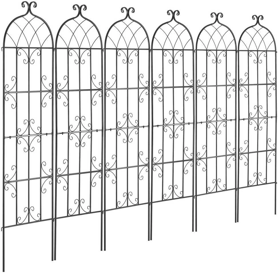 VEVOR Metalinis sodo grotelės vijokliniams augalams 180x51 cm