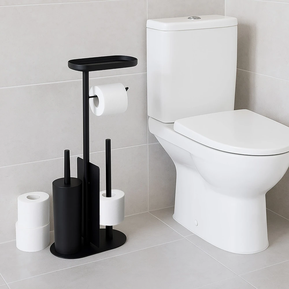 Relaxdays Metalinis WC rinkinys