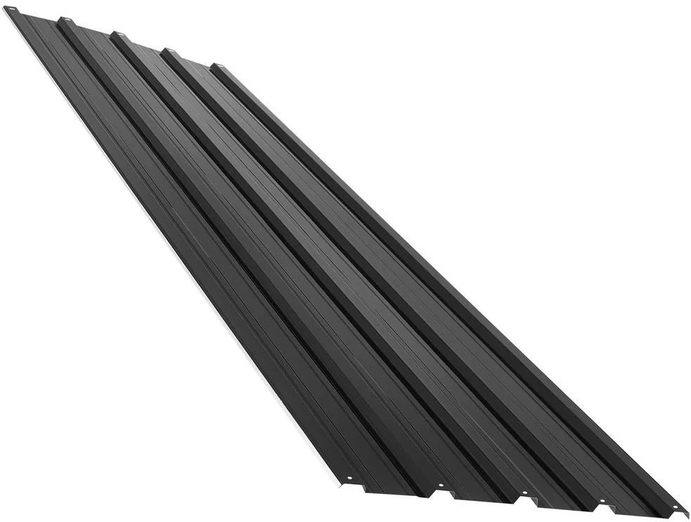 VEVOR Metalinių stogo lakštų rinkinys, juodas