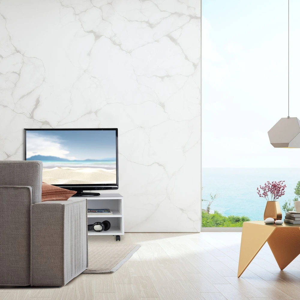Relaxdays Mobilus TV staliukas su 4 skyriais