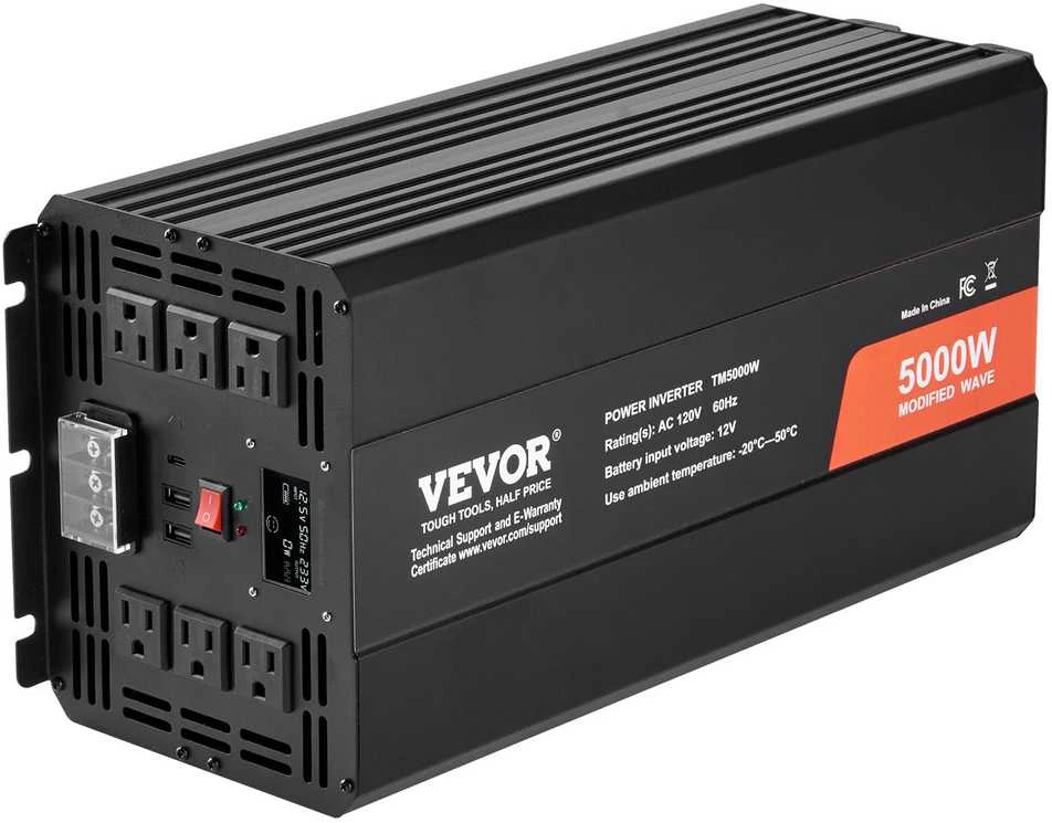 VEVOR Modifikuoto sinusinio signalo keitiklis 5000W