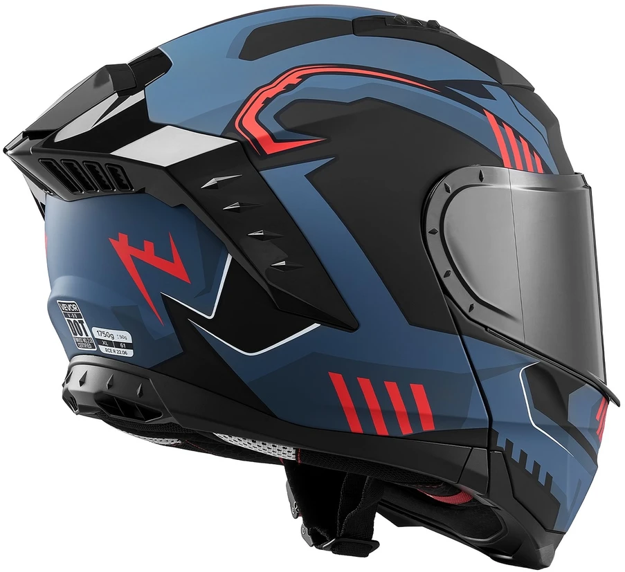 VEVOR Modulinis motociklo šalmas, atverčiamas, XL