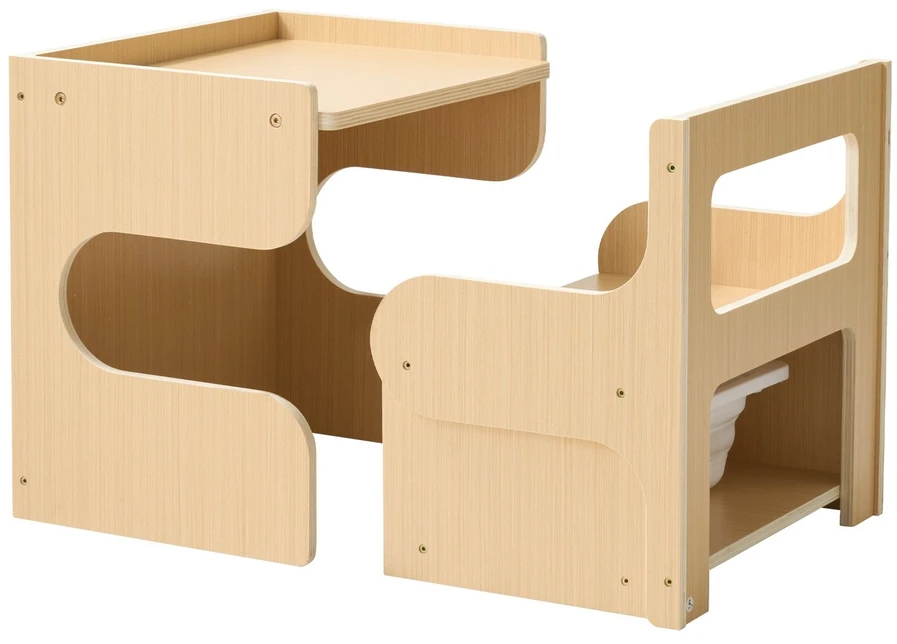 VEVOR Montessori nujunkymo stalo ir kėdės komplektas
