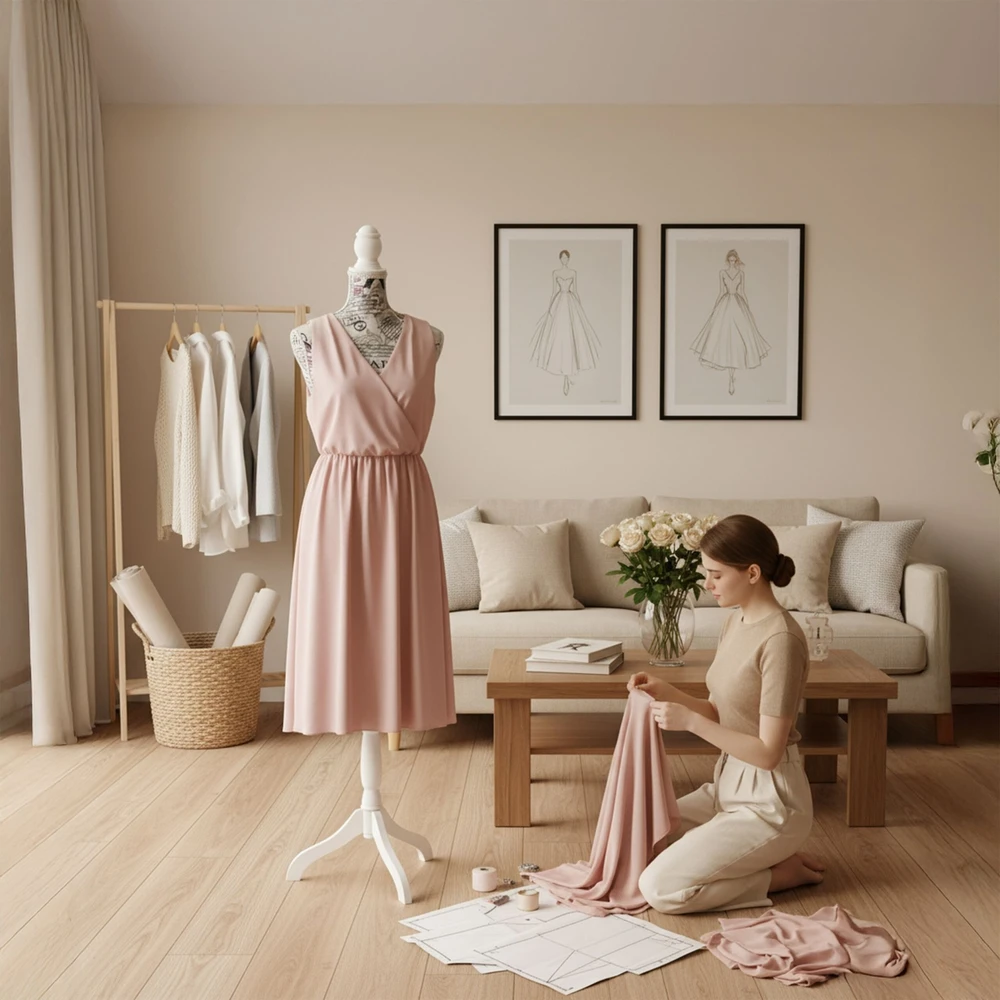 Relaxdays Moteriškas siuvimo manekenas 36/38 Paris