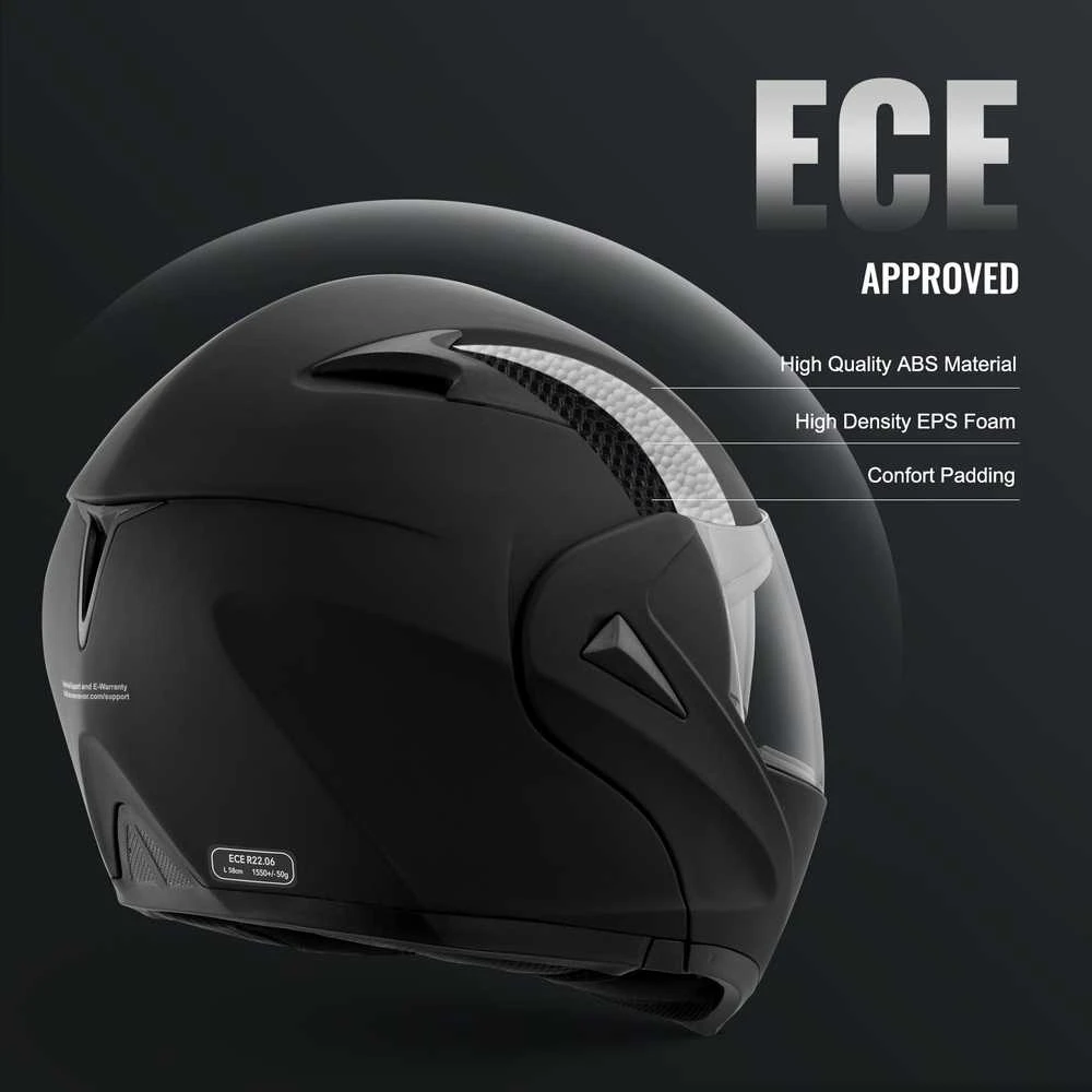 VEVOR Motokroso šalmas su Bluetooth lizdu