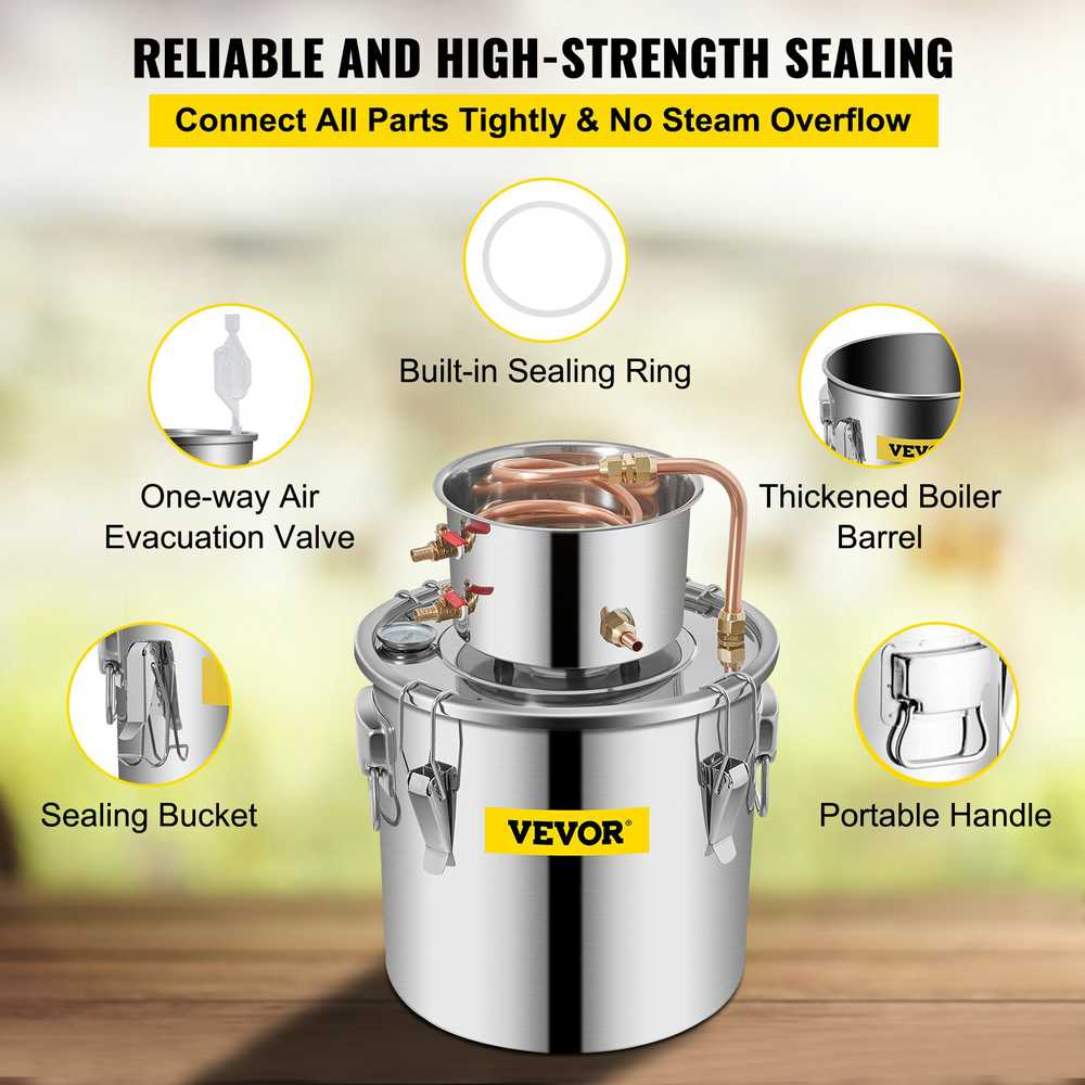 VEVOR Naminio distiliavimo rinkinys 12.5l